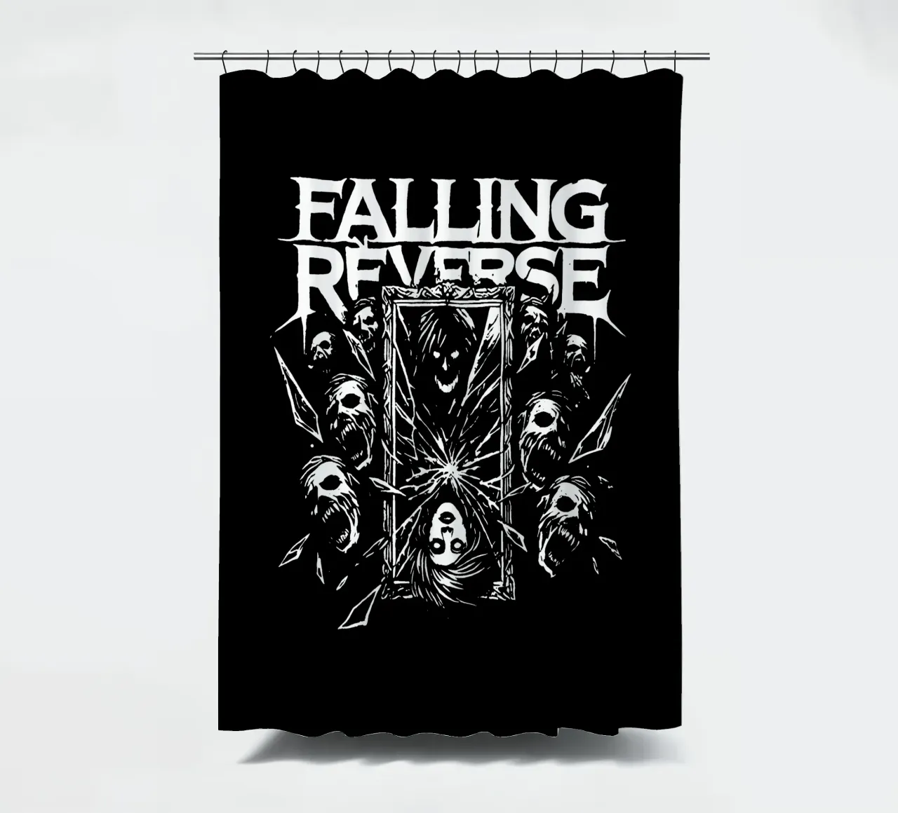 Metalcore Falling in Reverse tenda da doccia da mannys_artt
