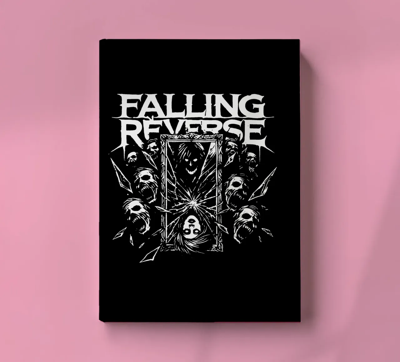 Metalcore Falling in Reverse notebook by mannys_artt