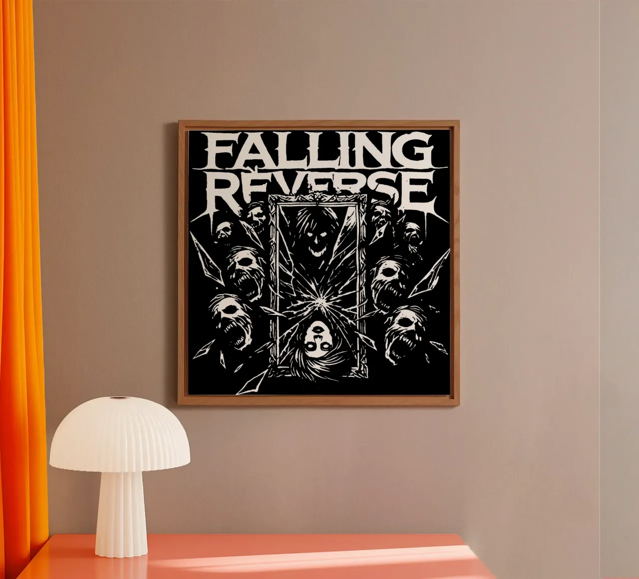 Metalcore Falling in Reverse alluminio dibond da mannys_artt