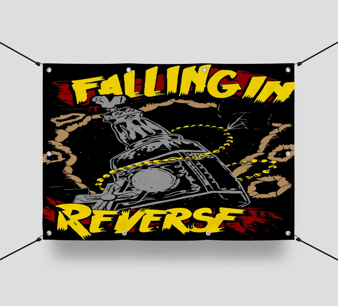 Falling In Reverse in erster Linie PVC Plane von mannys_artt