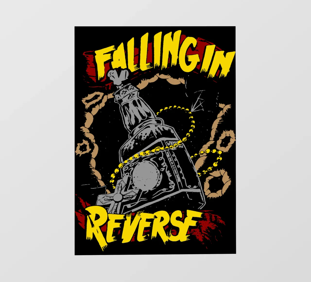 Falling In Reverse in erster Linie PVC Plane von mannys_artt