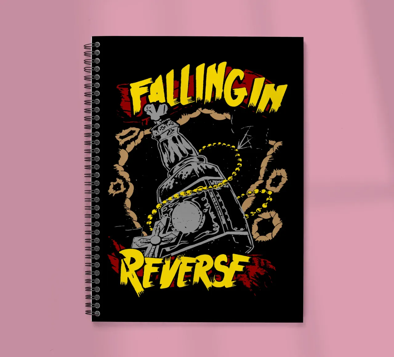 Falling In Reverse in primo luogo diario ad anelli da mannys_artt