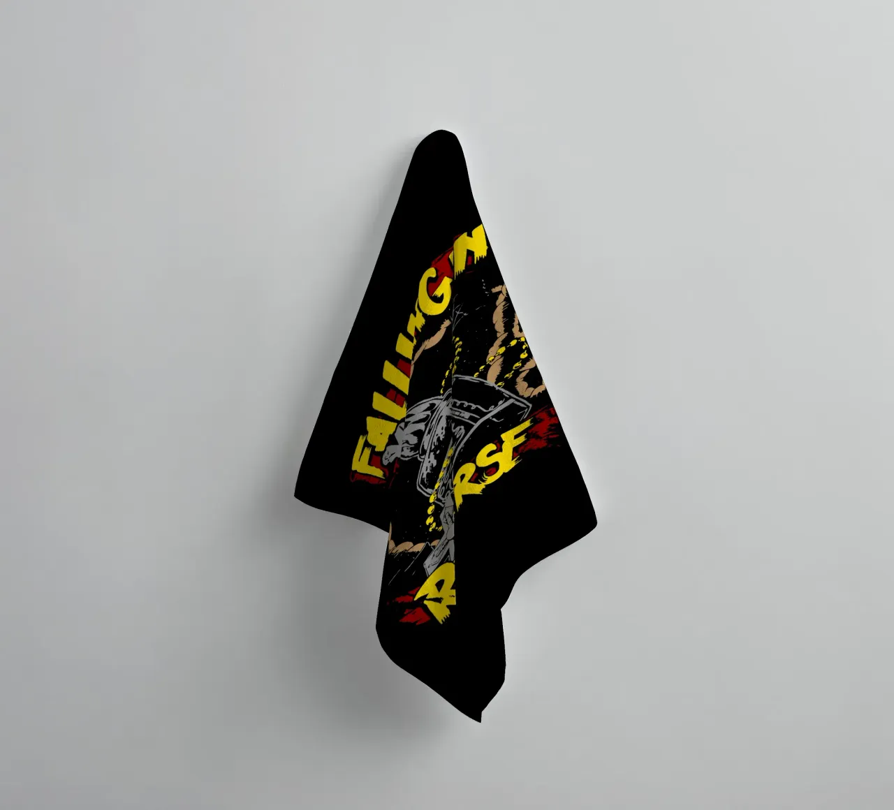 Falling In Reverse in de eerste plaats badhanddoek van mannys_artt
