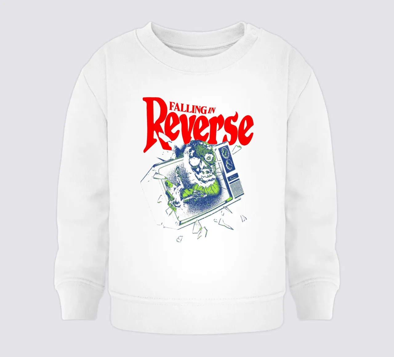 Falling In Reverse Hardcore Metal felpa neonato da mannys_artt