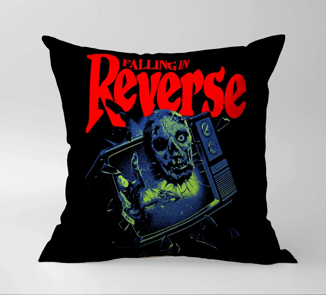 Falling In Reverse Hardcore Metal cuscino da mannys_artt