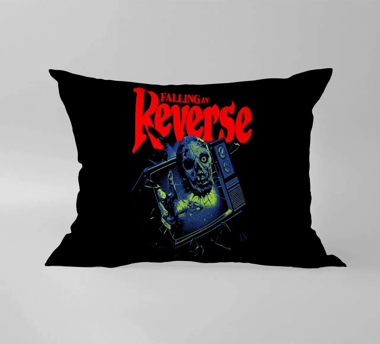 Falling In Reverse Hardcore Metal cuscino da mannys_artt