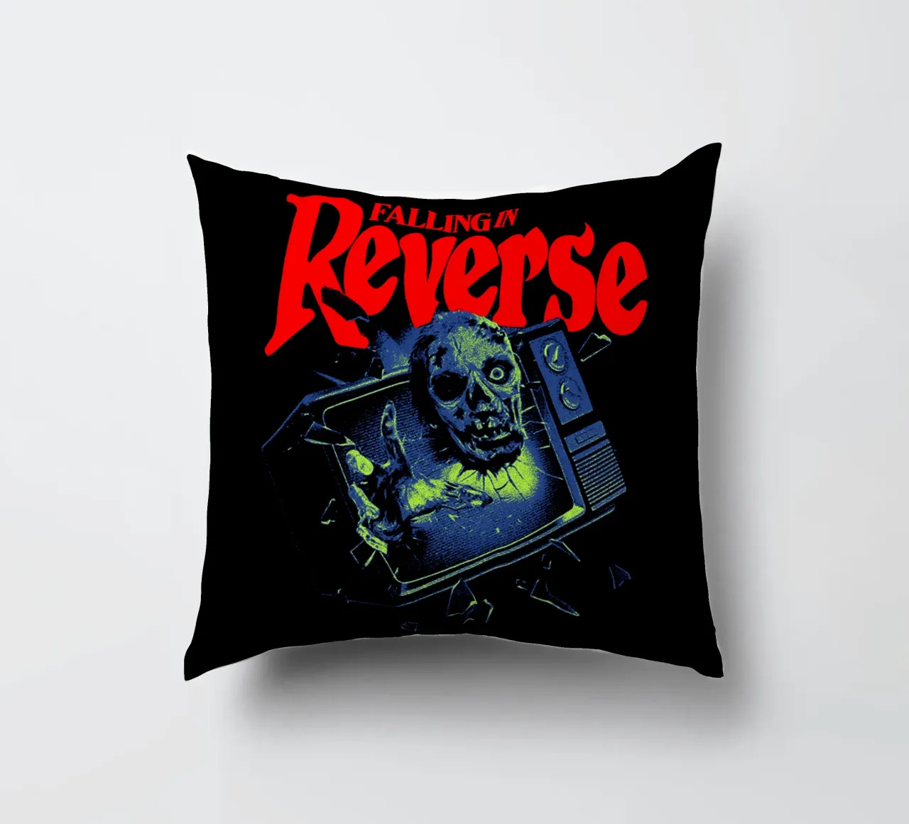 Falling In Reverse Hardcore Metal cuscino da mannys_artt