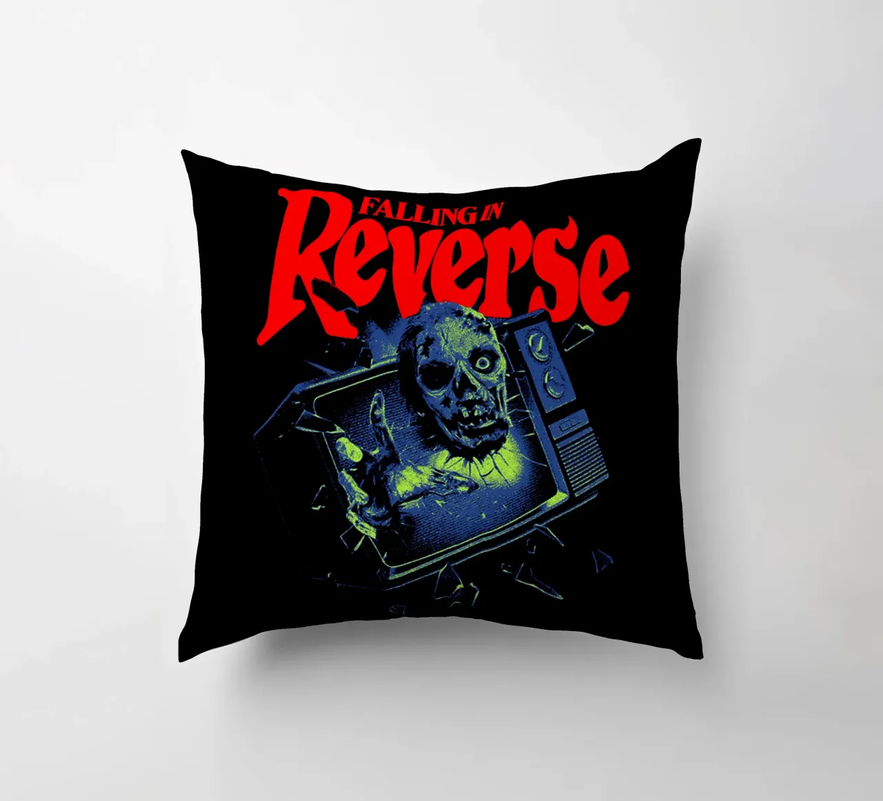 Falling In Reverse Hardcore Metal cuscino da mannys_artt