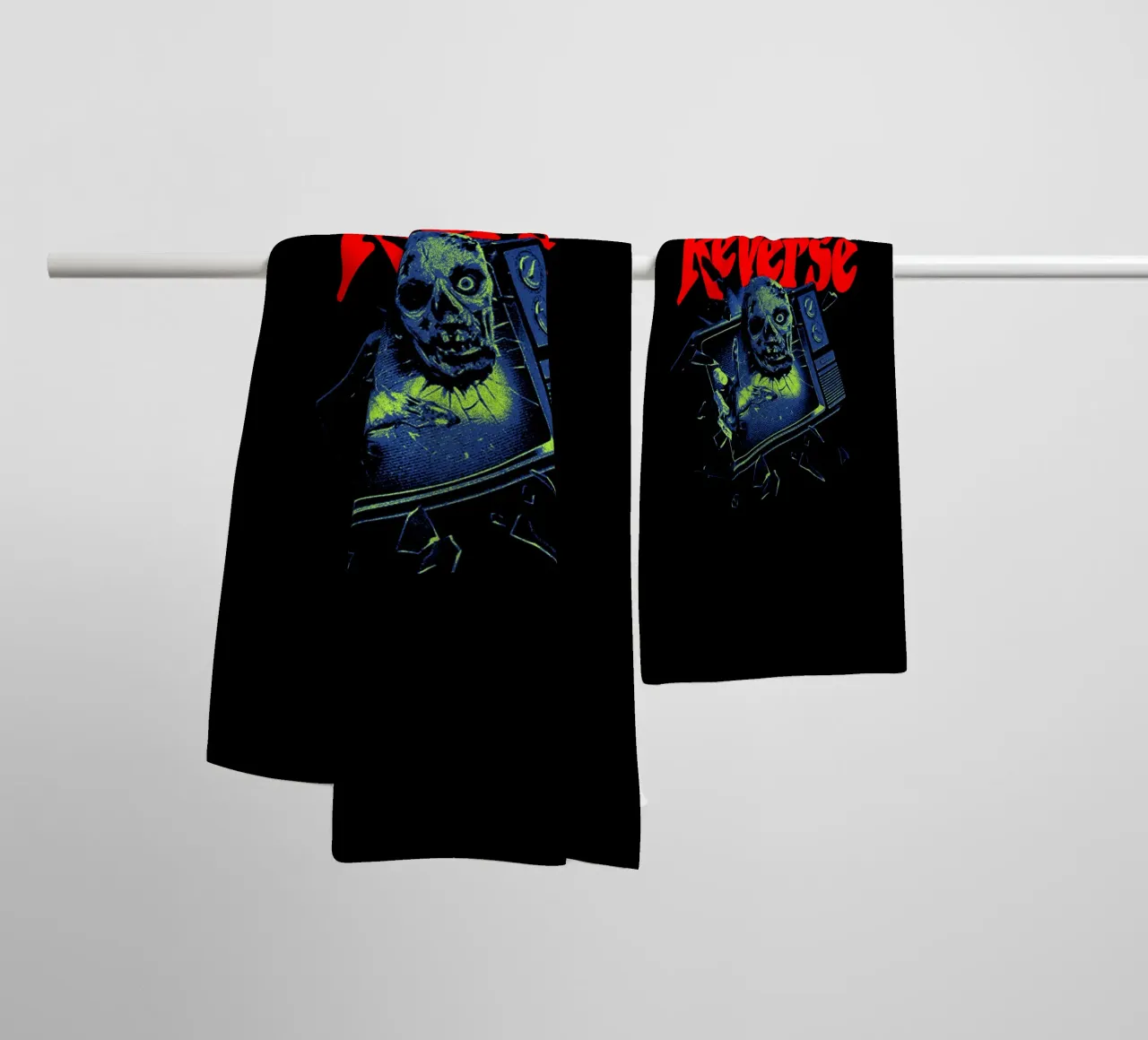 Falling In Reverse Hardcore Metal asciugamano da bagno da mannys_artt