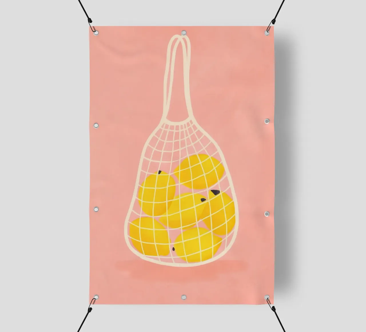 Agrumi in rete telo in pvc da PurePeachStudio