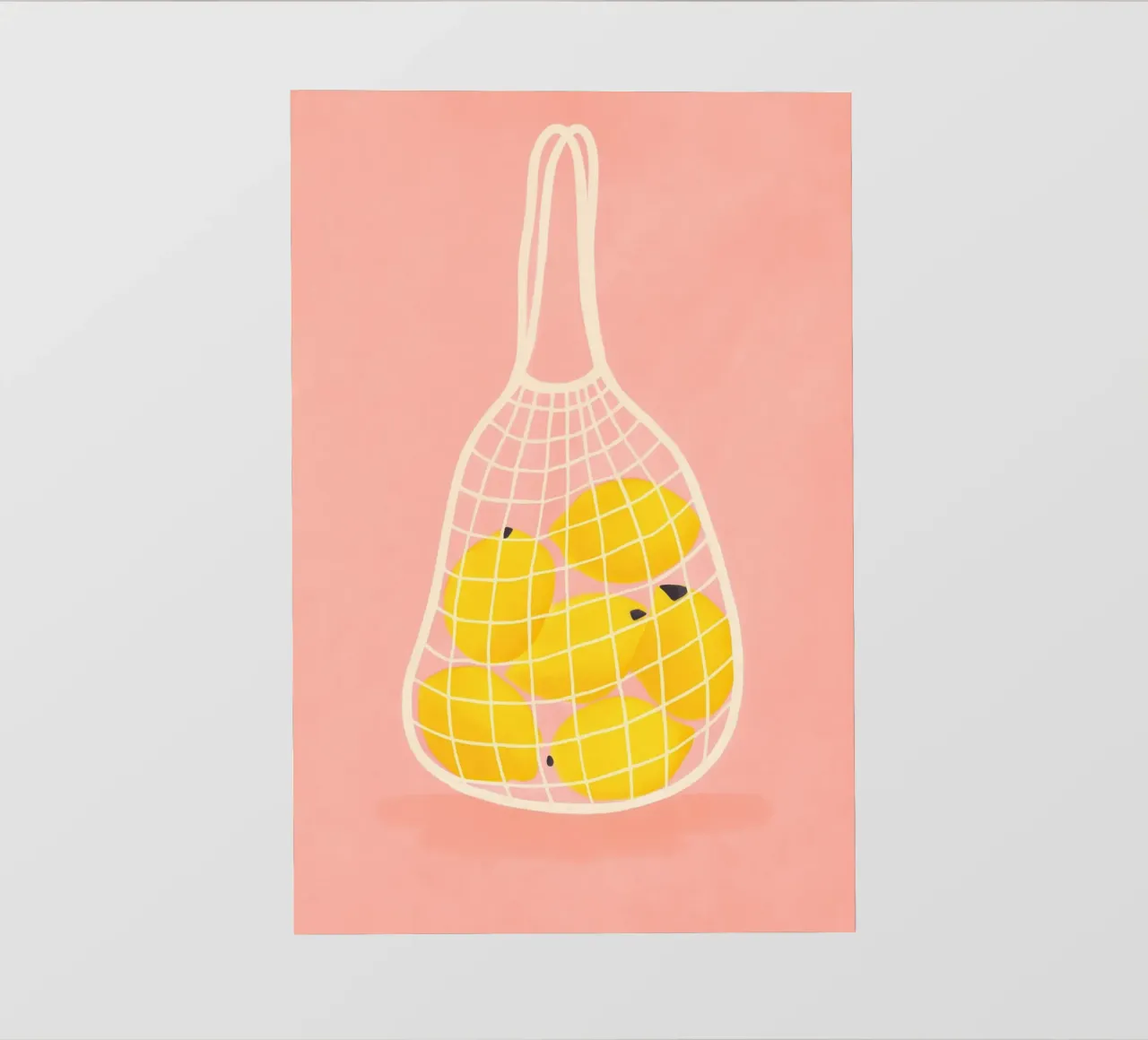 Agrumi in rete telo in pvc da PurePeachStudio