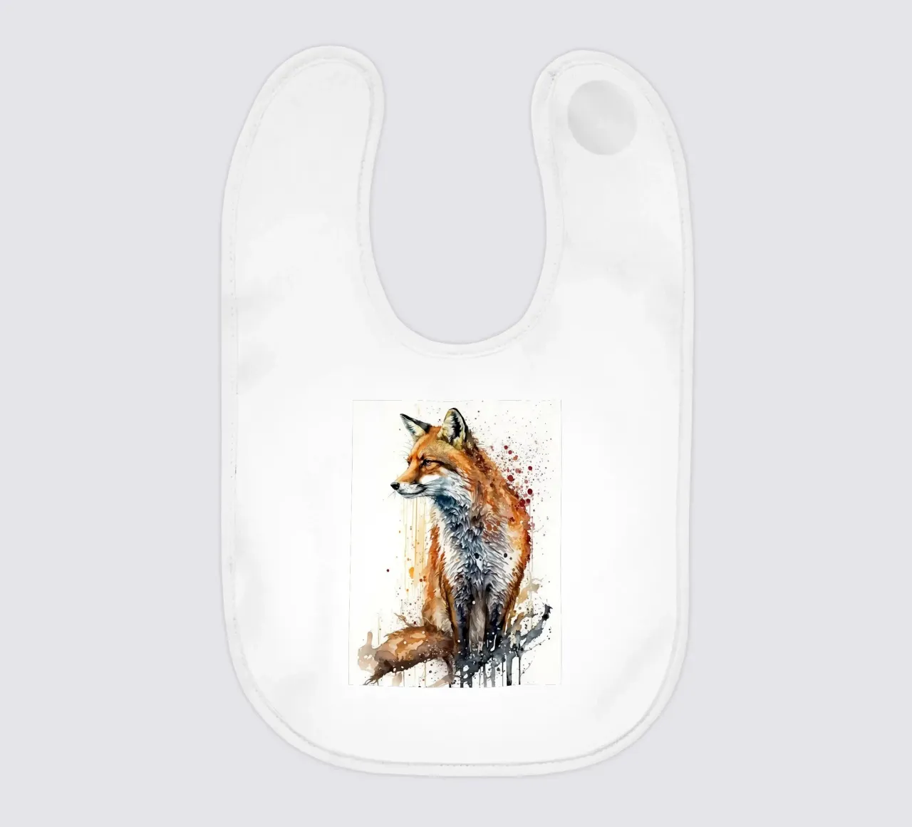 Rotfuchs Babylätzchen von Barbara Wright
