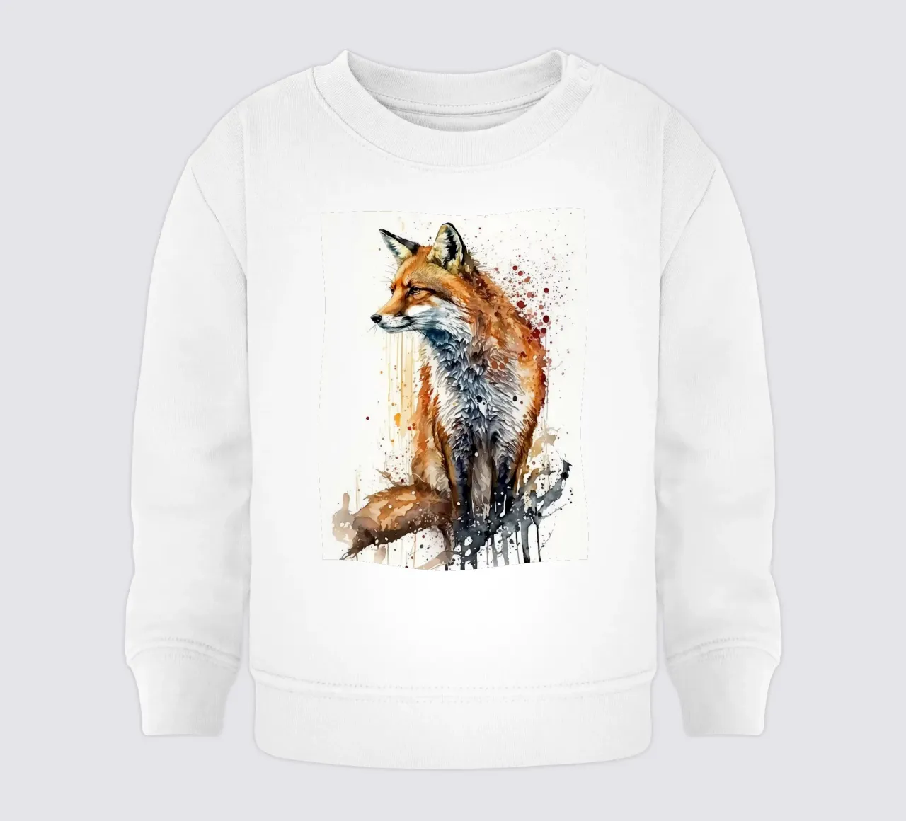 Rotfuchs Baby Sweatshirt von Barbara Wright