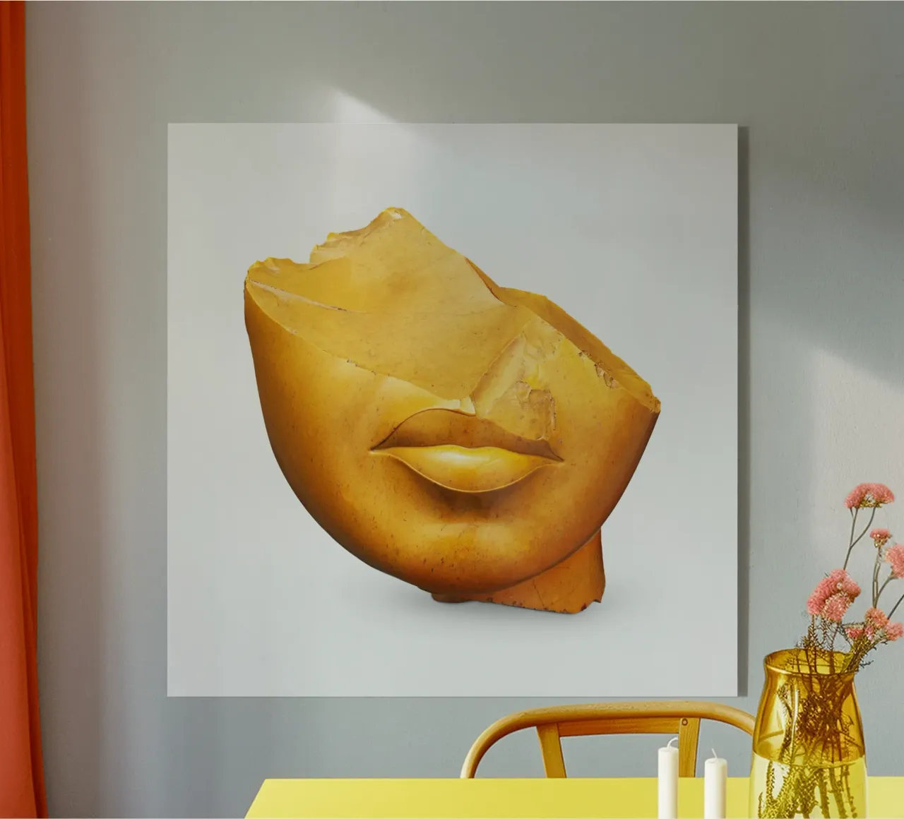 Fragment of a Queen's Face plexiglass da vintageshop