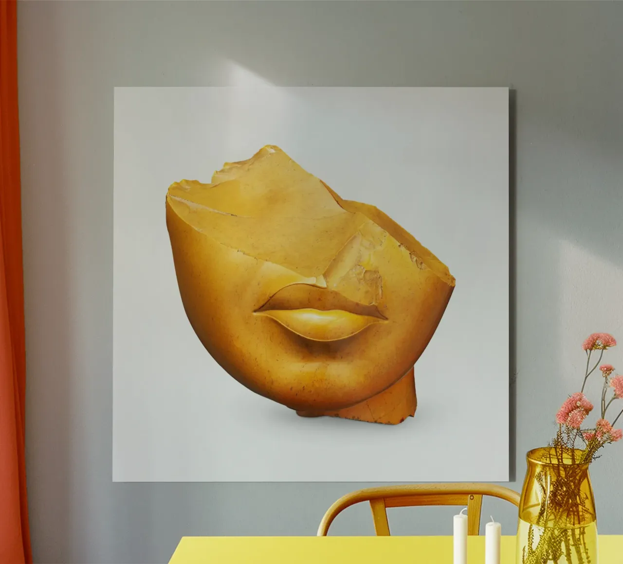 Fragment of a Queen's Face alluminio dibond da vintageshop