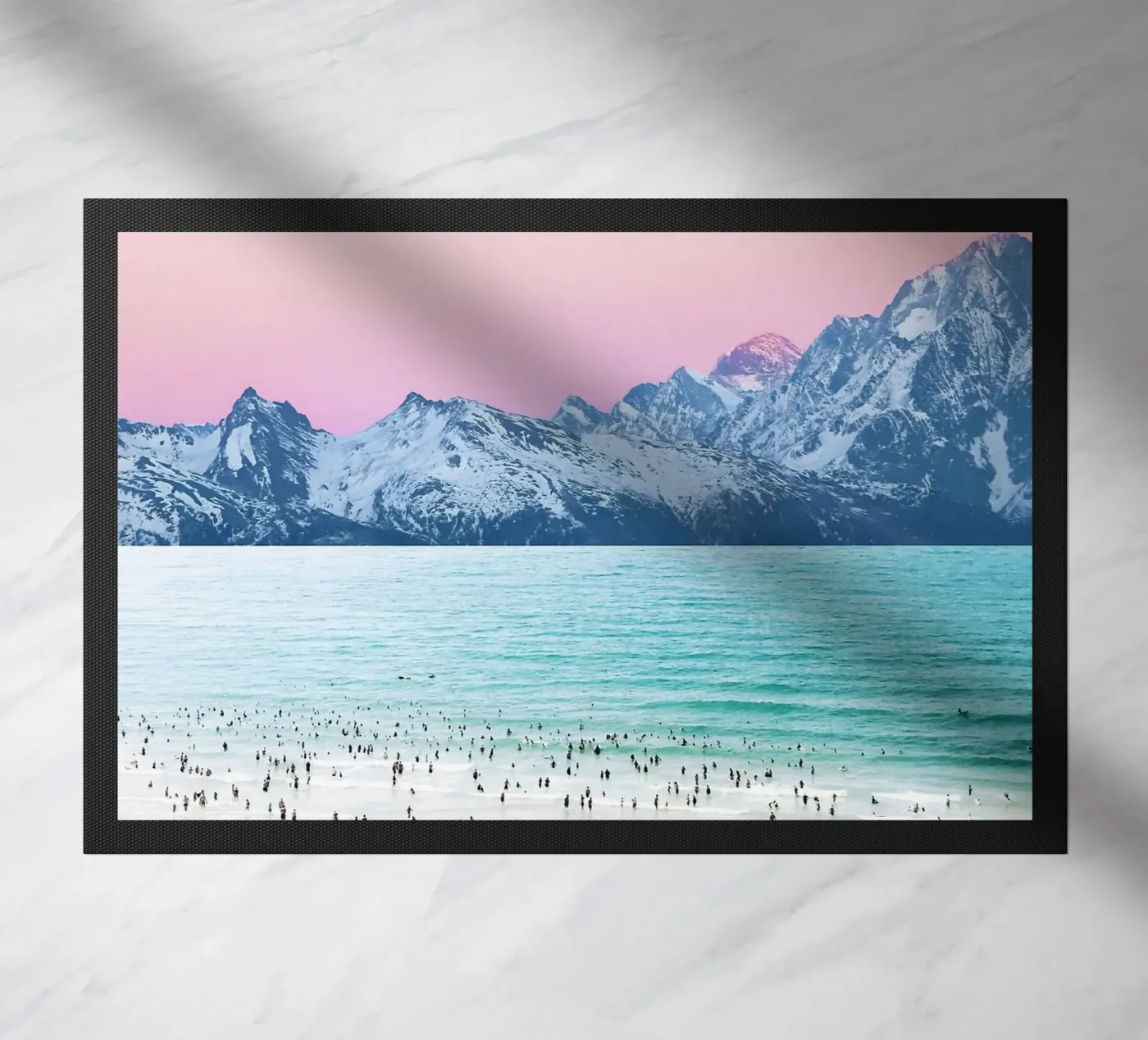 Het pasteleiland deurmat van 83oranges.com