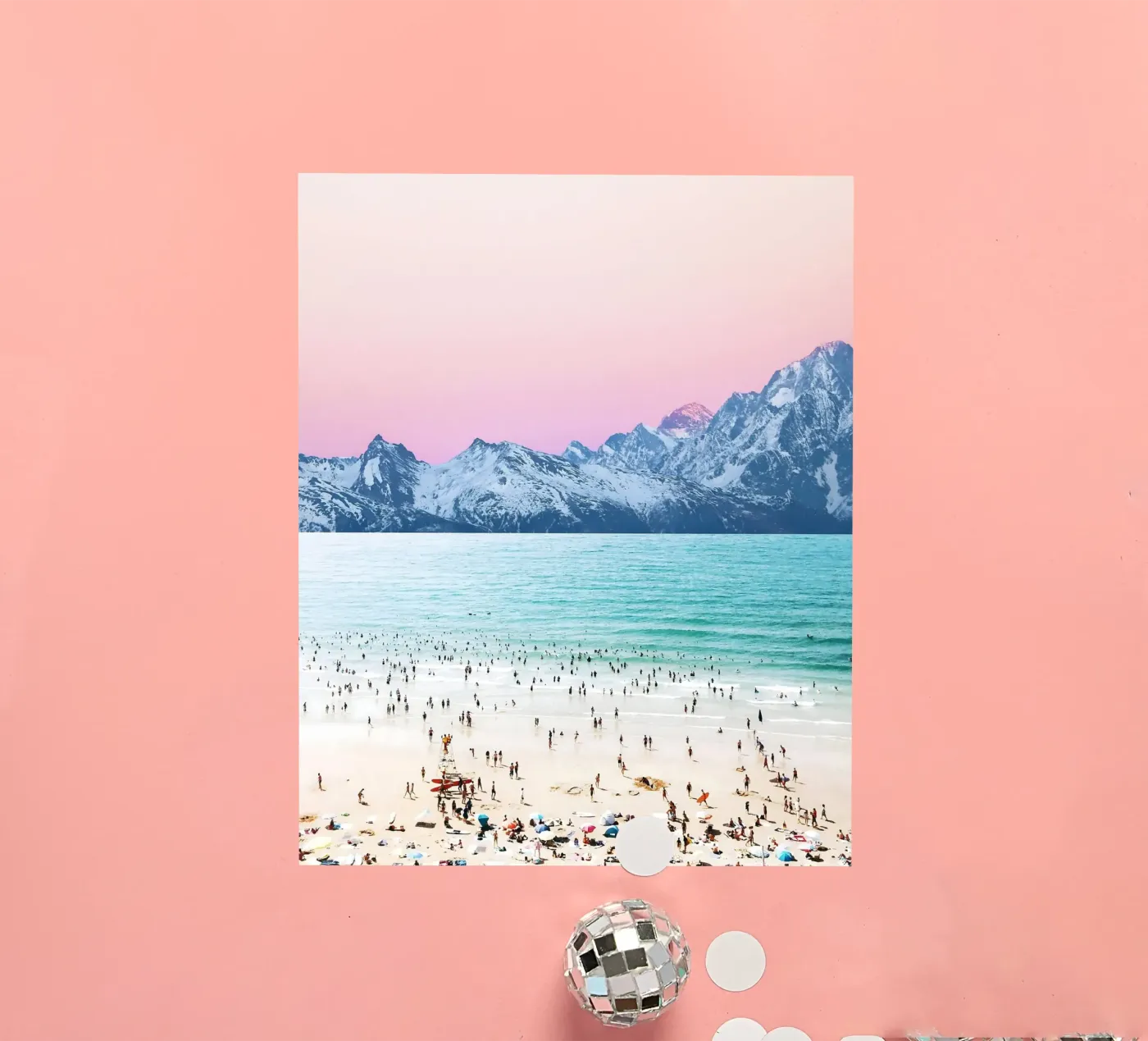 Het pasteleiland sticker van 83oranges.com