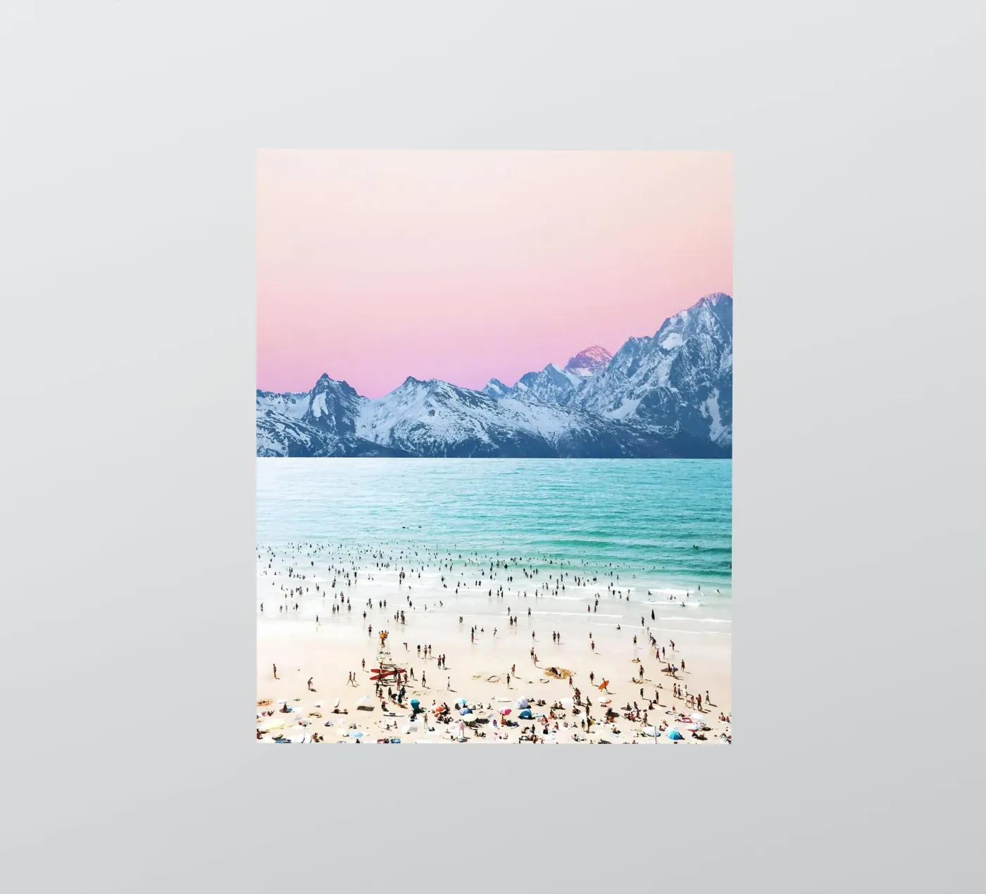 Het pasteleiland sticker van 83oranges.com