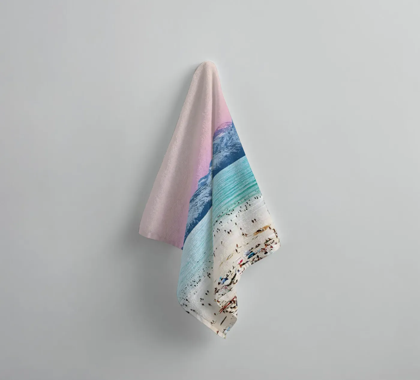 Het pasteleiland badhanddoek van 83oranges.com