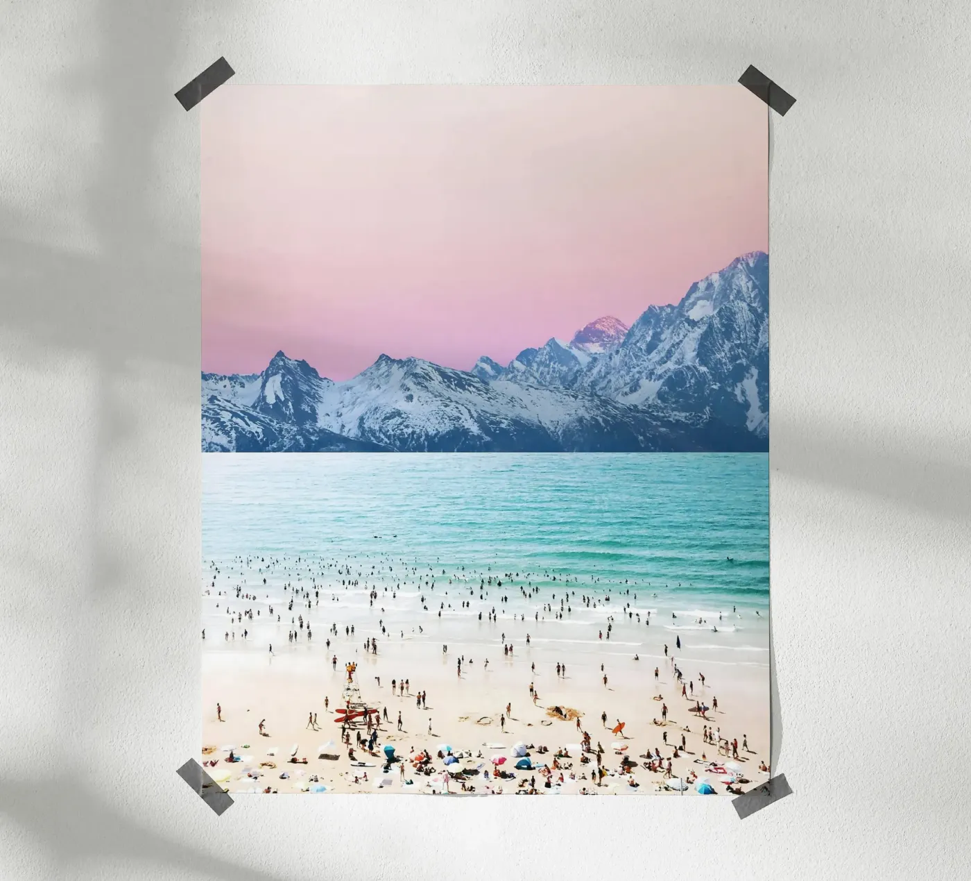 Het pasteleiland poster van 83oranges.com