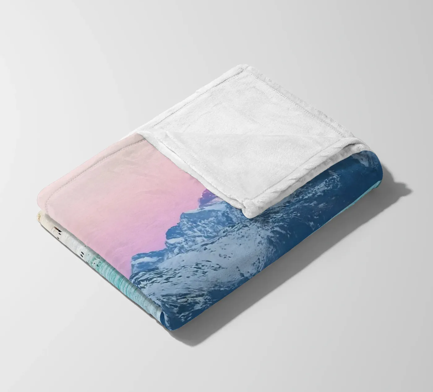 Het pasteleiland fleecedeken van 83oranges.com