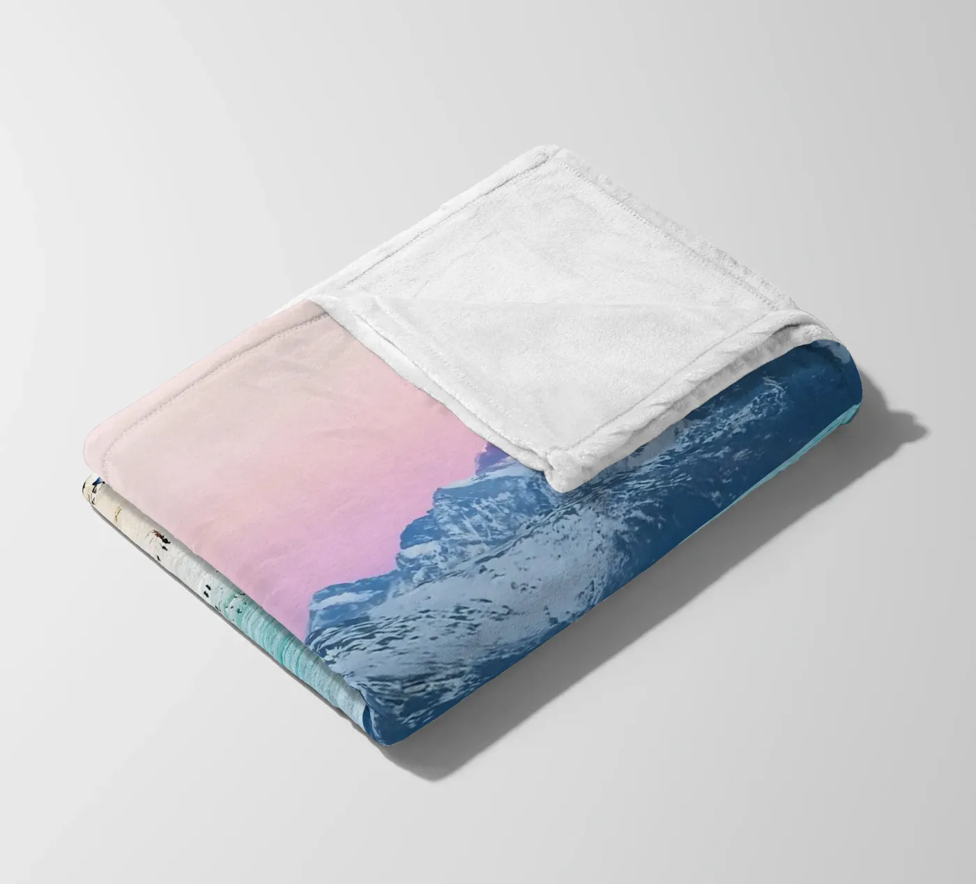 Het pasteleiland fleecedeken van 83oranges.com