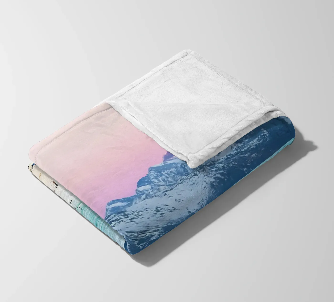 Het pasteleiland fleecedeken van 83oranges.com