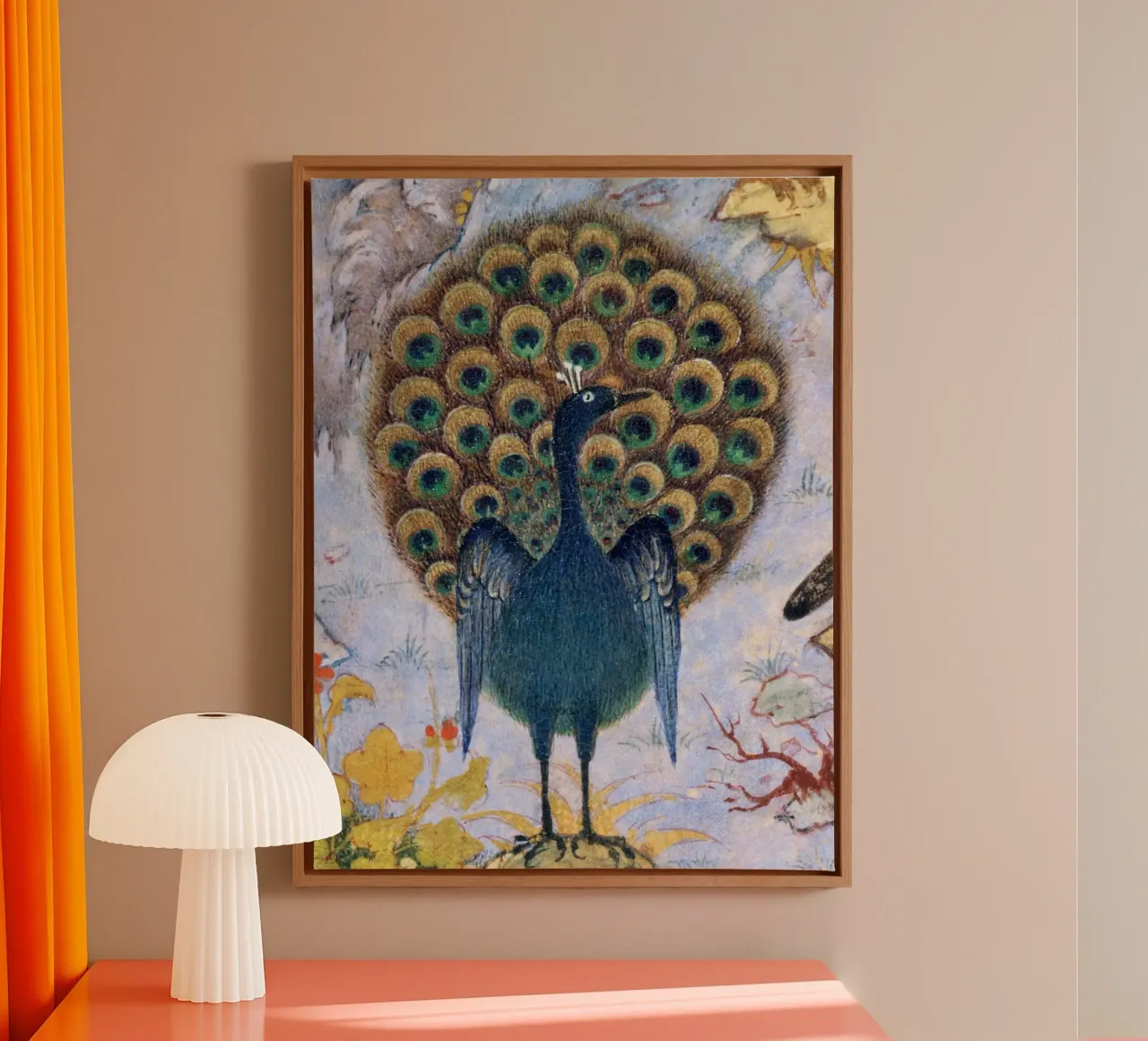 The Concourse of the Birds tela con Cornice a cassetta da vintageshop