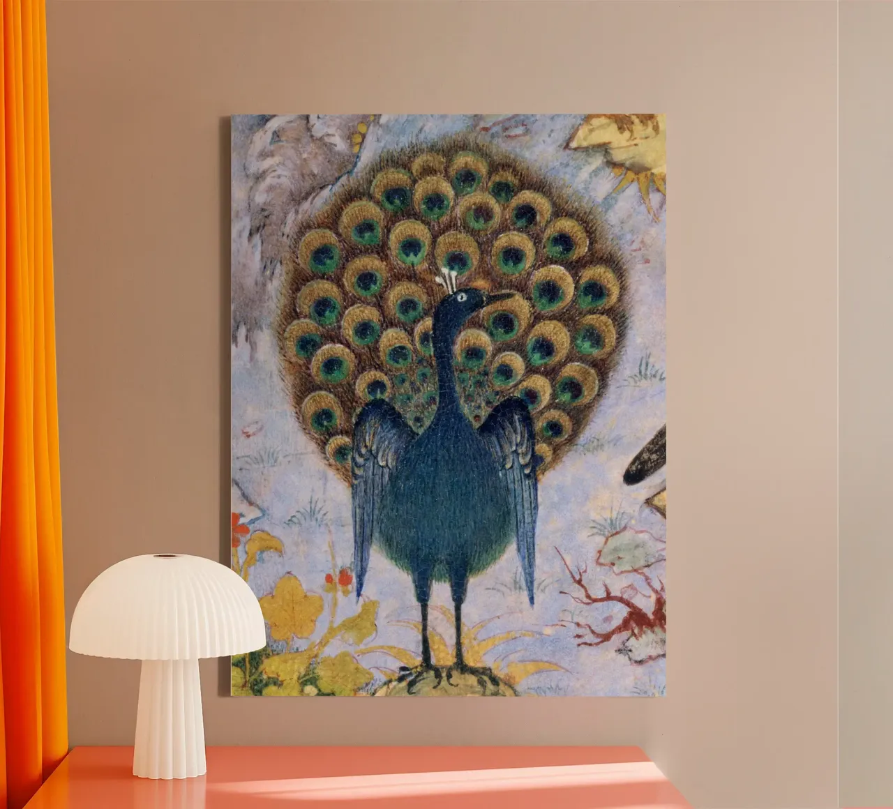 The Concourse of the Birds tela con Cornice a cassetta da vintageshop