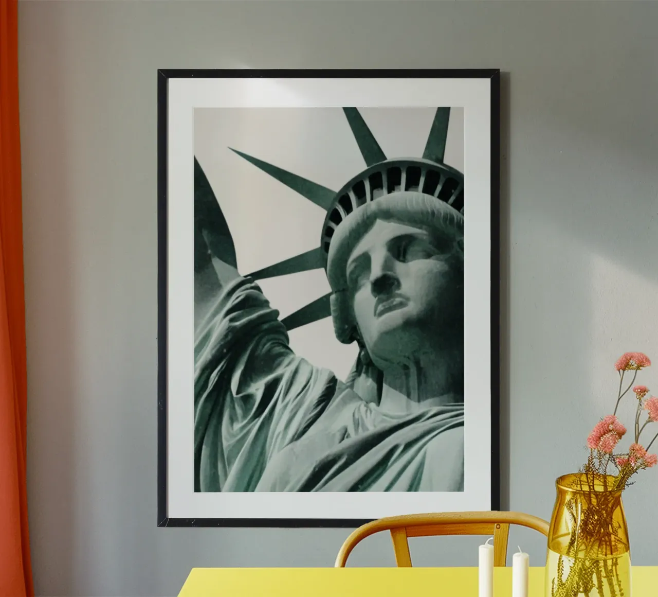 Liberty poster da Low poly art