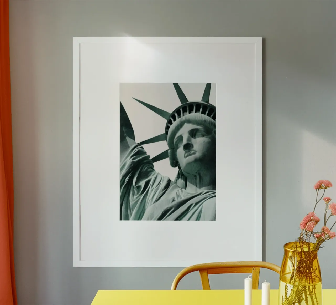 Liberty poster da Low poly art