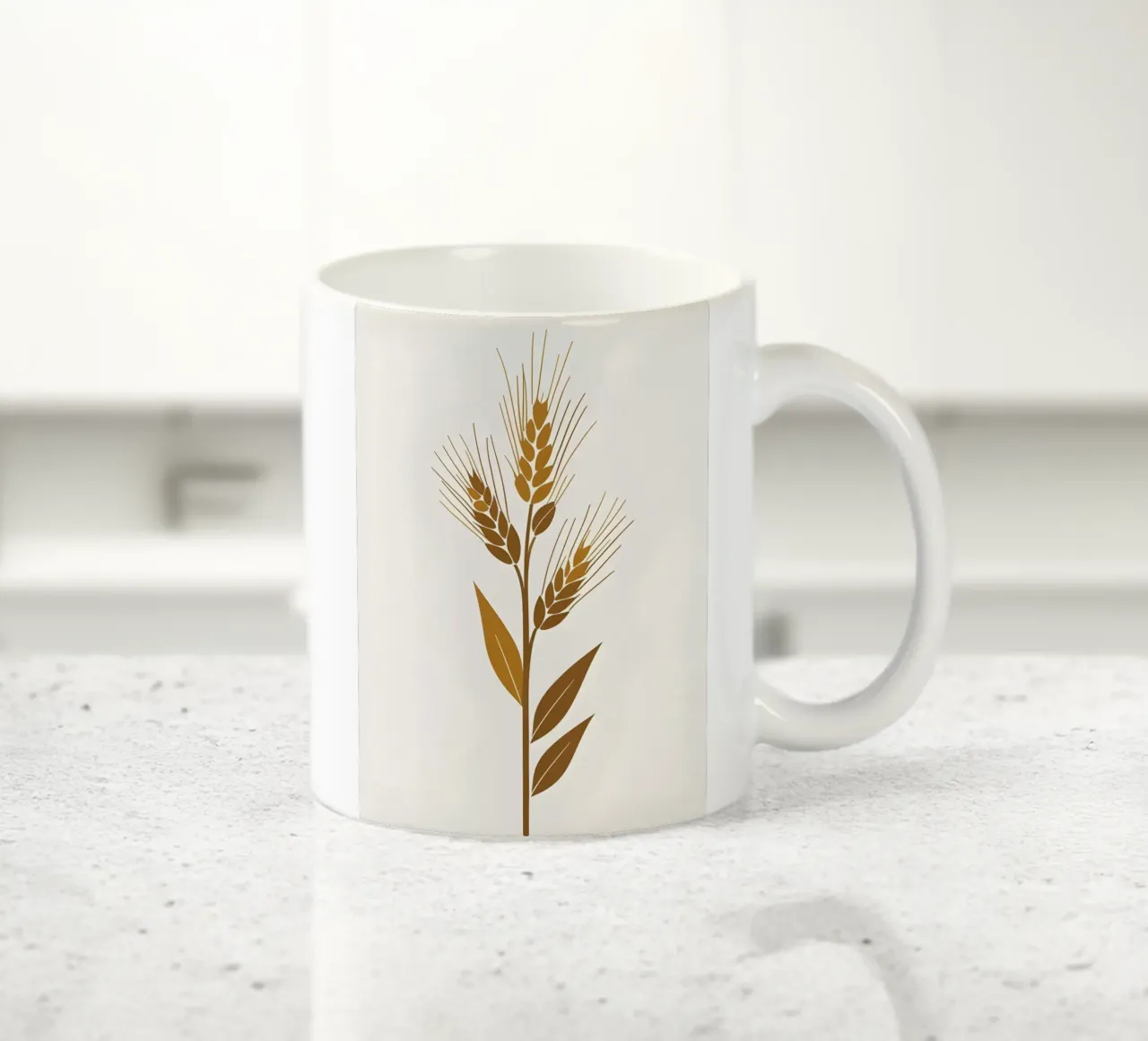 Gambi d'orzo tazza in ceramica da Botanical Gallery