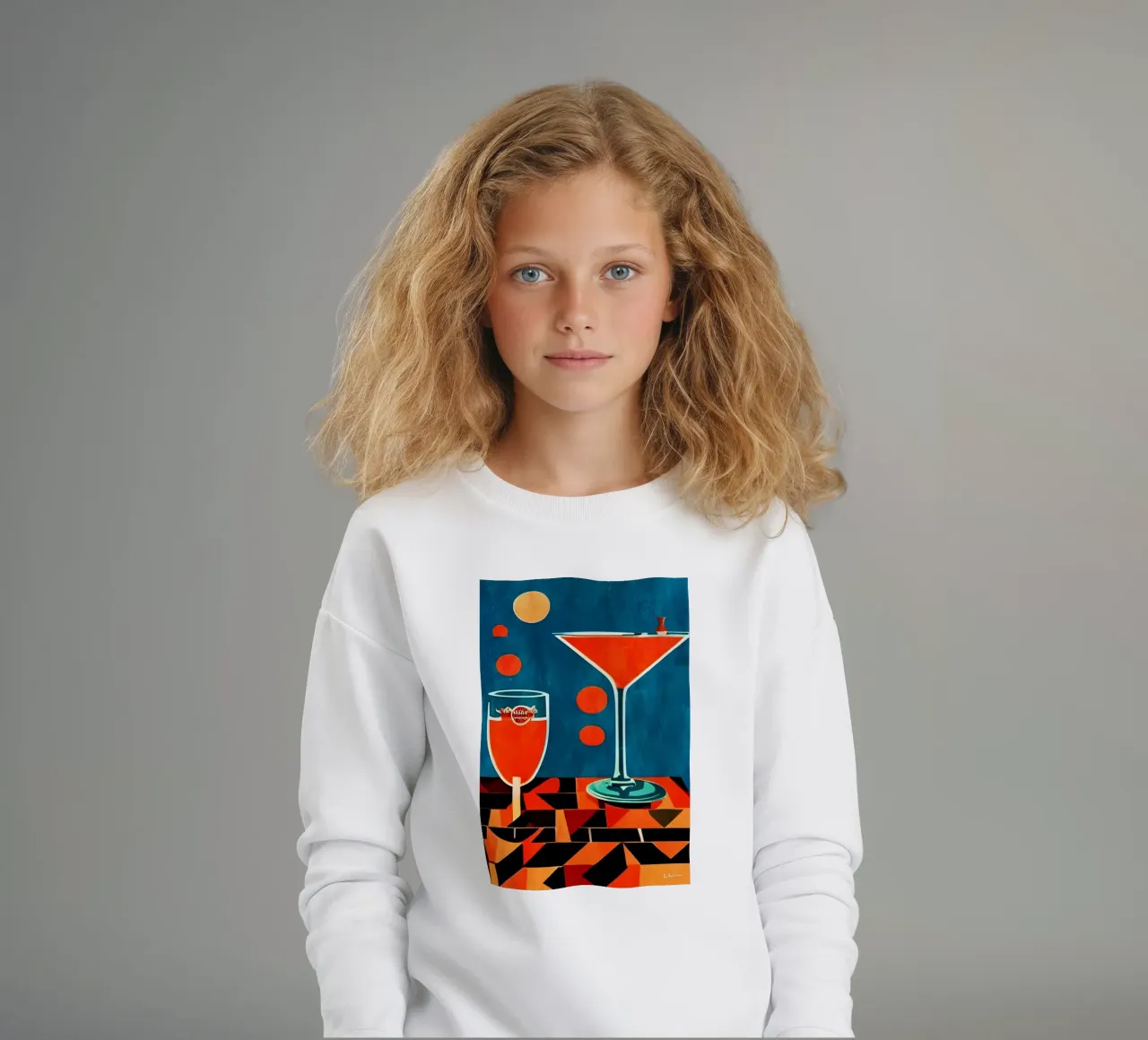 Midnight In Napoli kids sweatshirt by Bo Anderson