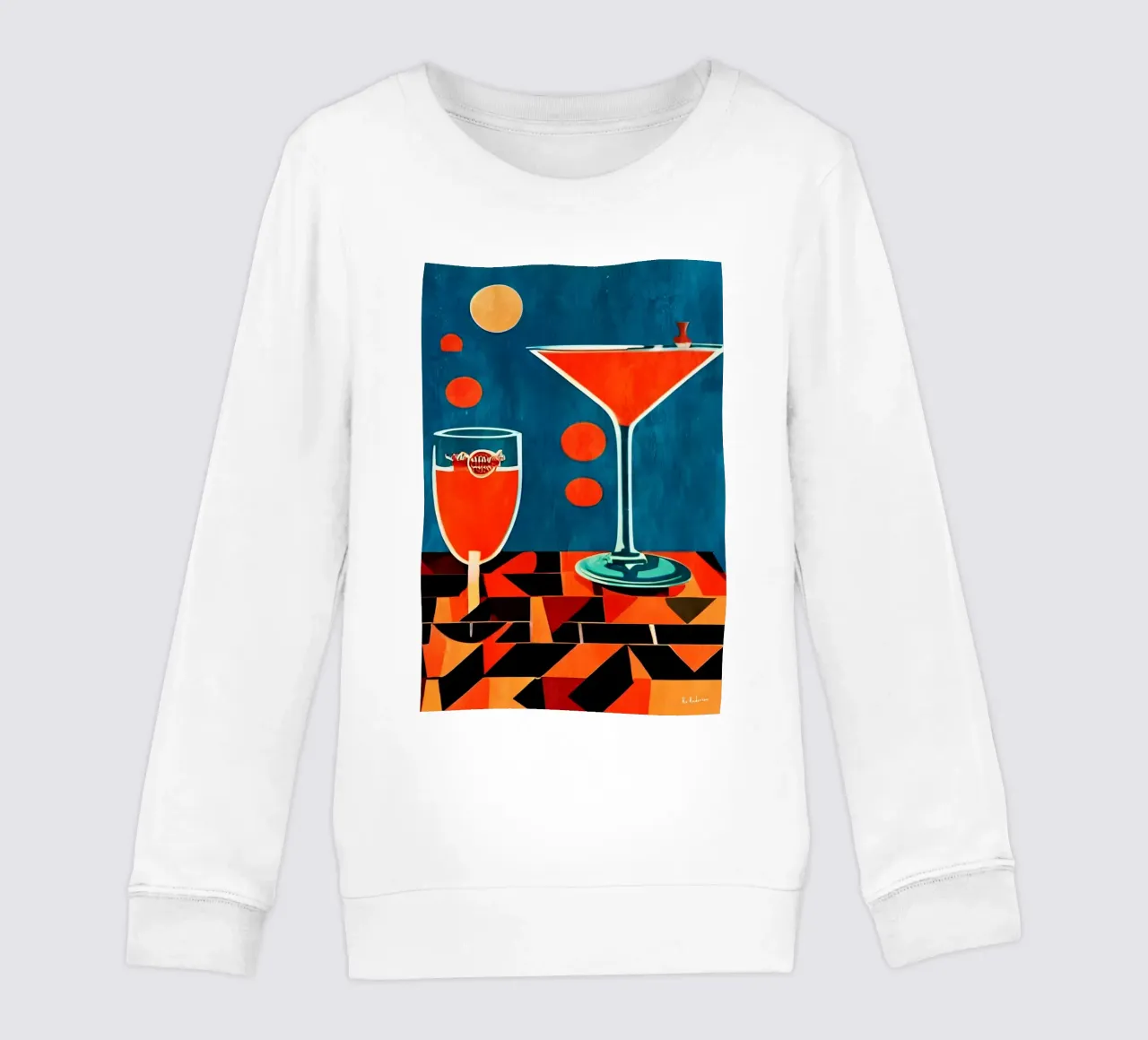 Midnight In Napoli kids sweatshirt by Bo Anderson