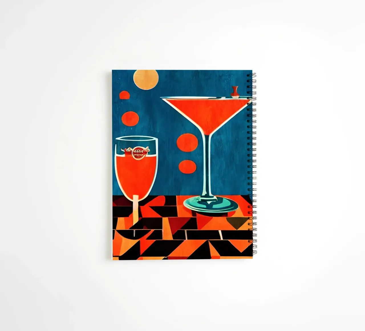 Midnight In Napoli spiral notebook by Bo Anderson