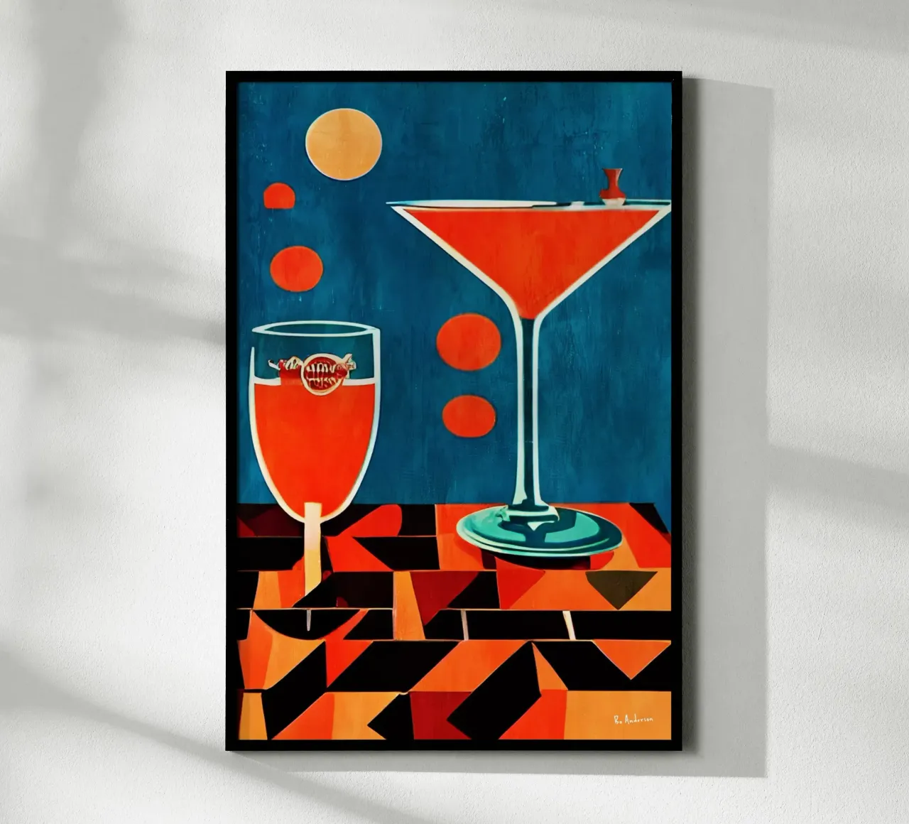 Midnight In Napoli poster by Bo Anderson