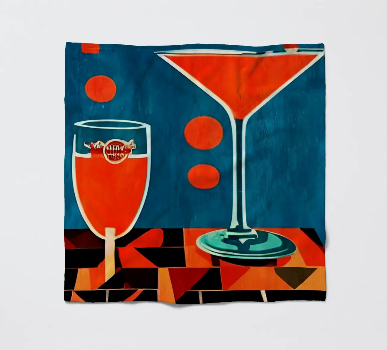 Midnight In Napoli fleece blanket by Bo Anderson