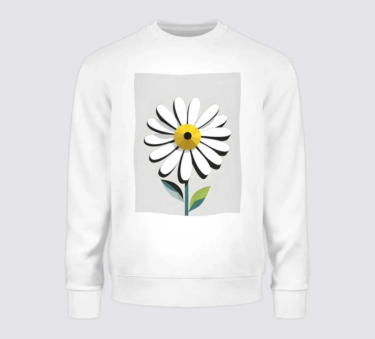 Margarita abstracta sudadera de Botanical Gallery