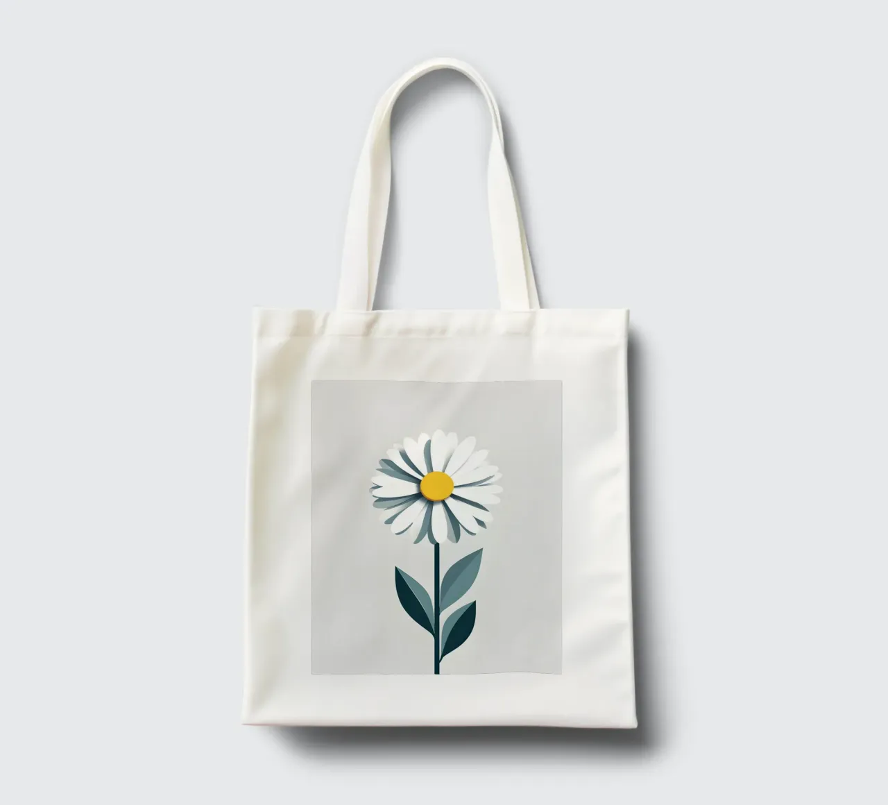 Abstrakte Gänseblümchen Jutebeutel von Botanical Gallery