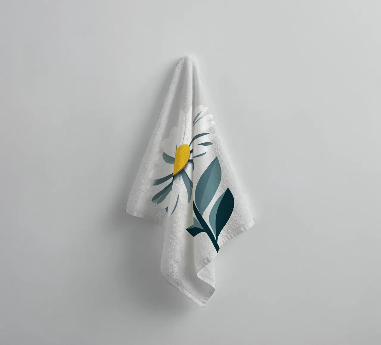 Abstrakte Gänseblümchen Handtuch von Botanical Gallery