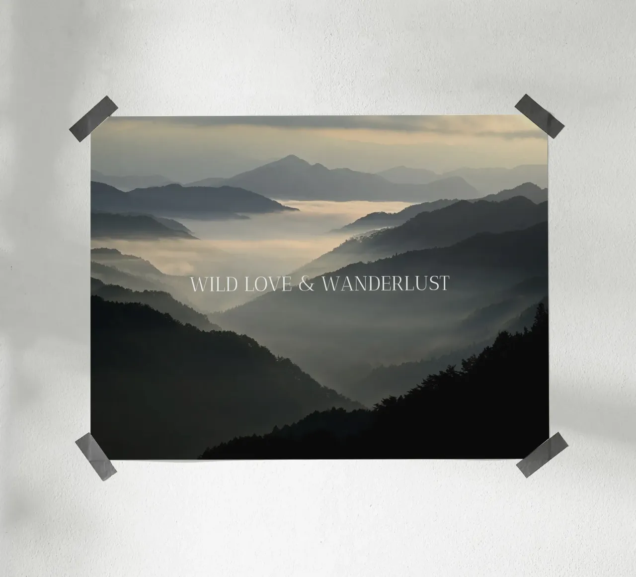 Wanderlust poster by we line studio - design