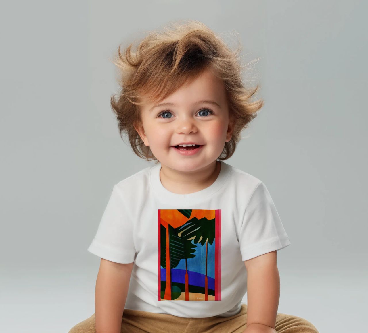 Rainbow Forrest maglietta neonato da Bo Anderson