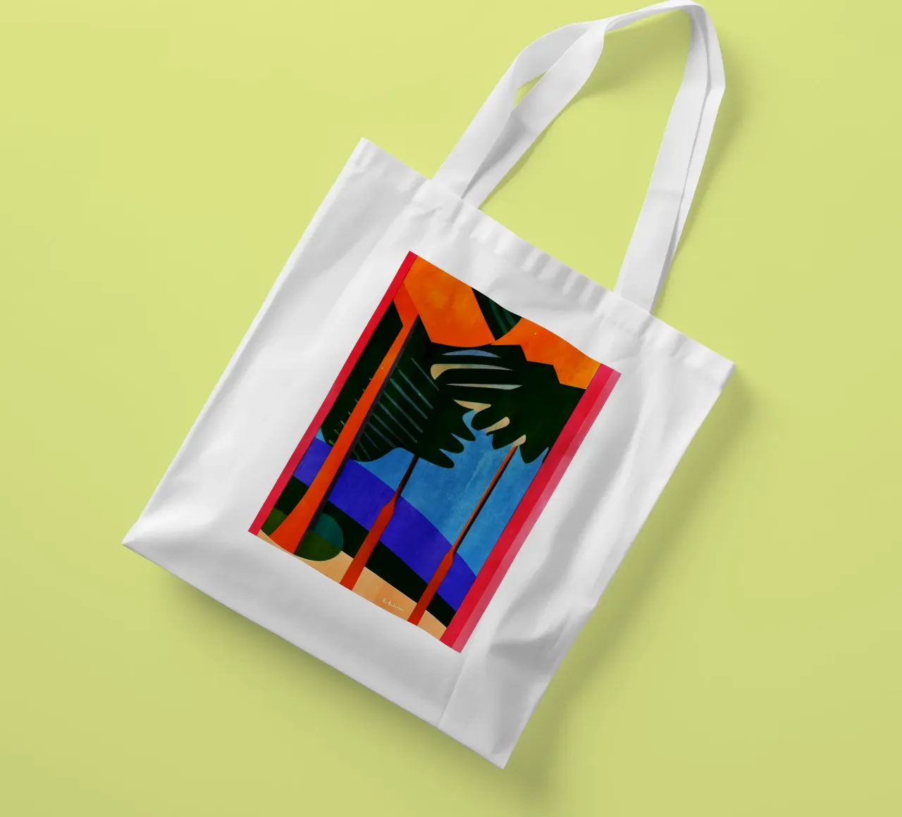 Rainbow Forrest borsa in juta da Bo Anderson