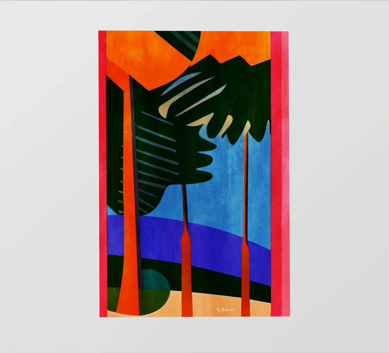 Rainbow Forrest pellicola backlit da Bo Anderson