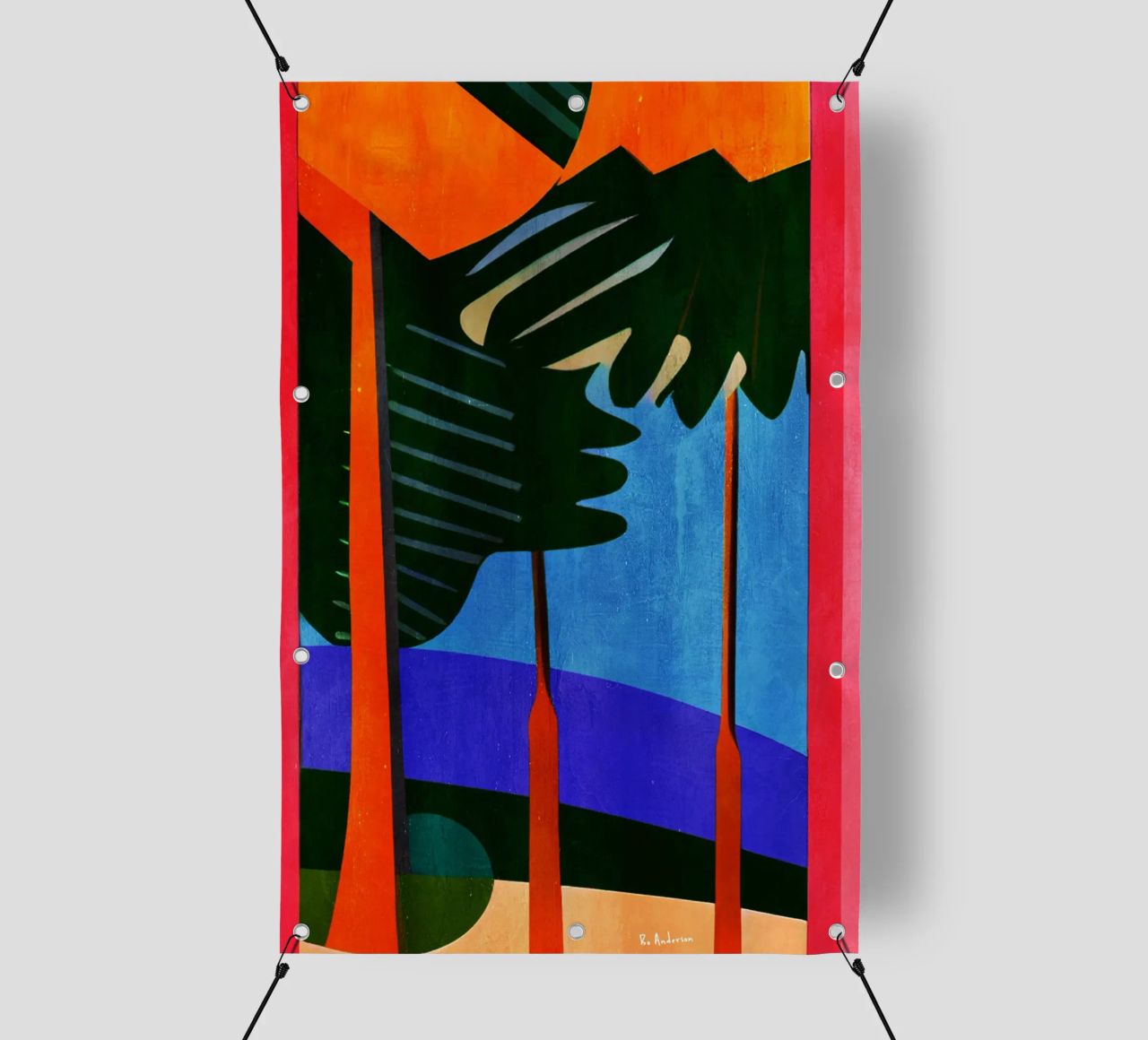 Rainbow Forrest telo in pvc da Bo Anderson