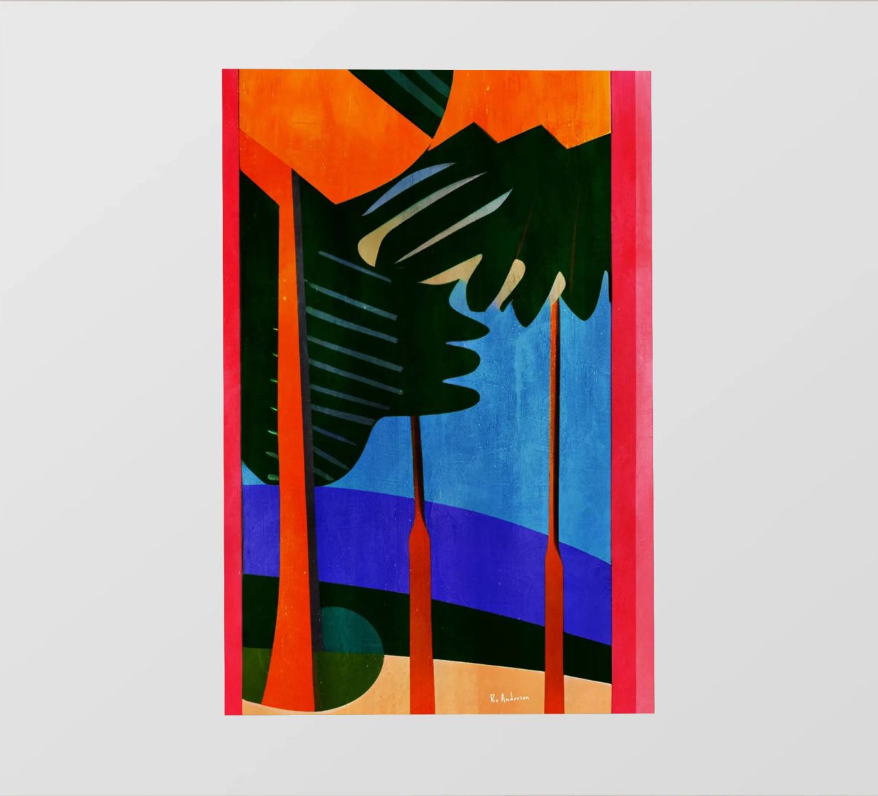 Rainbow Forrest telo in pvc da Bo Anderson