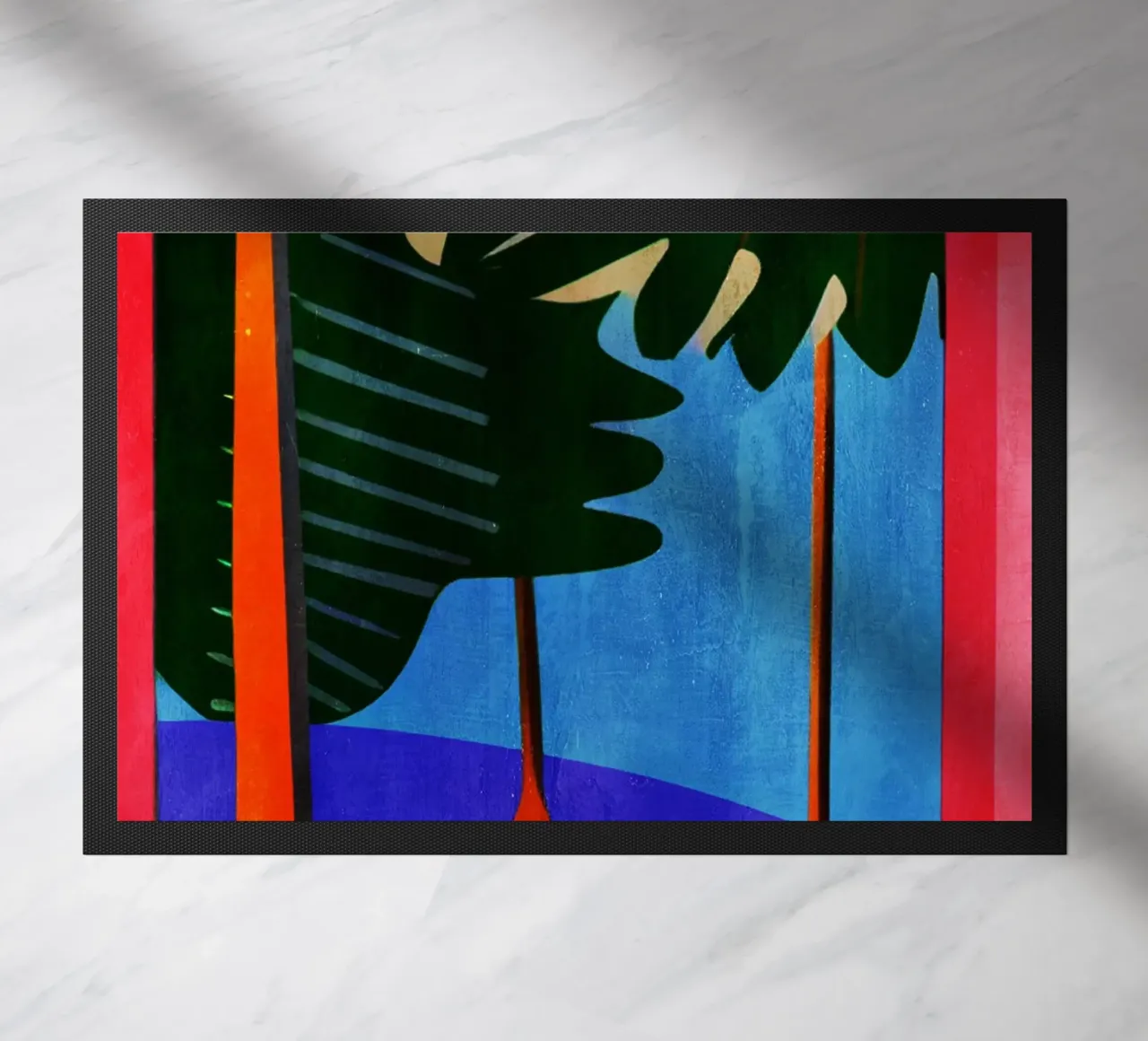 Rainbow Forrest felpudo de Bo Anderson