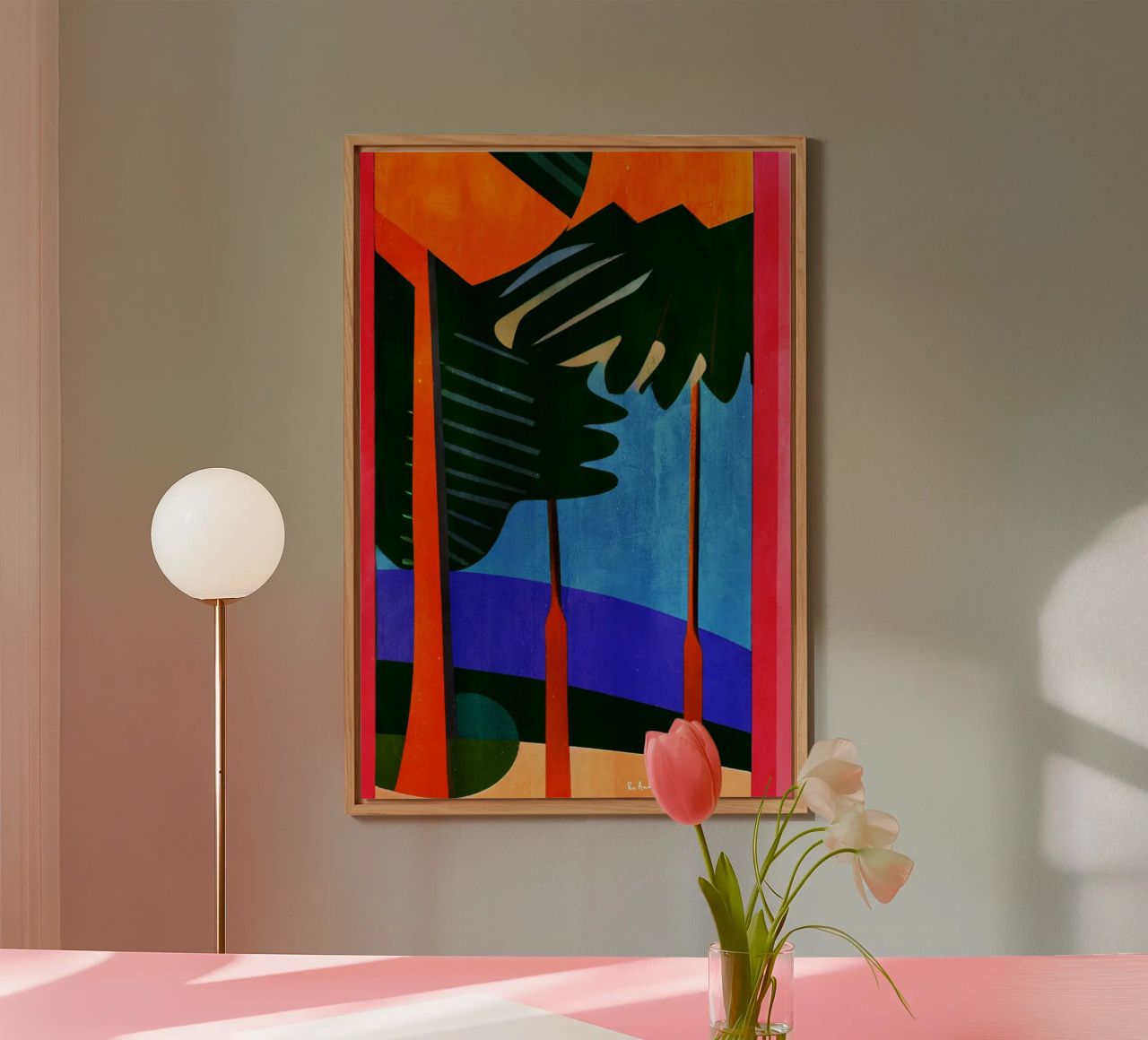 Rainbow Forrest alluminio dibond da Bo Anderson