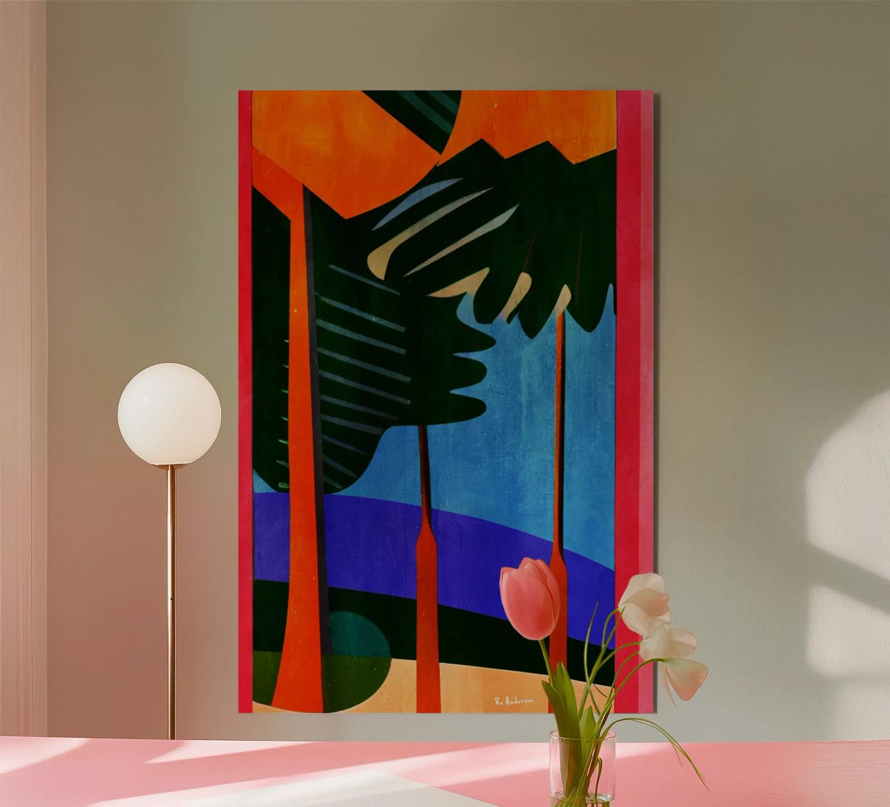 Rainbow Forrest alluminio dibond da Bo Anderson