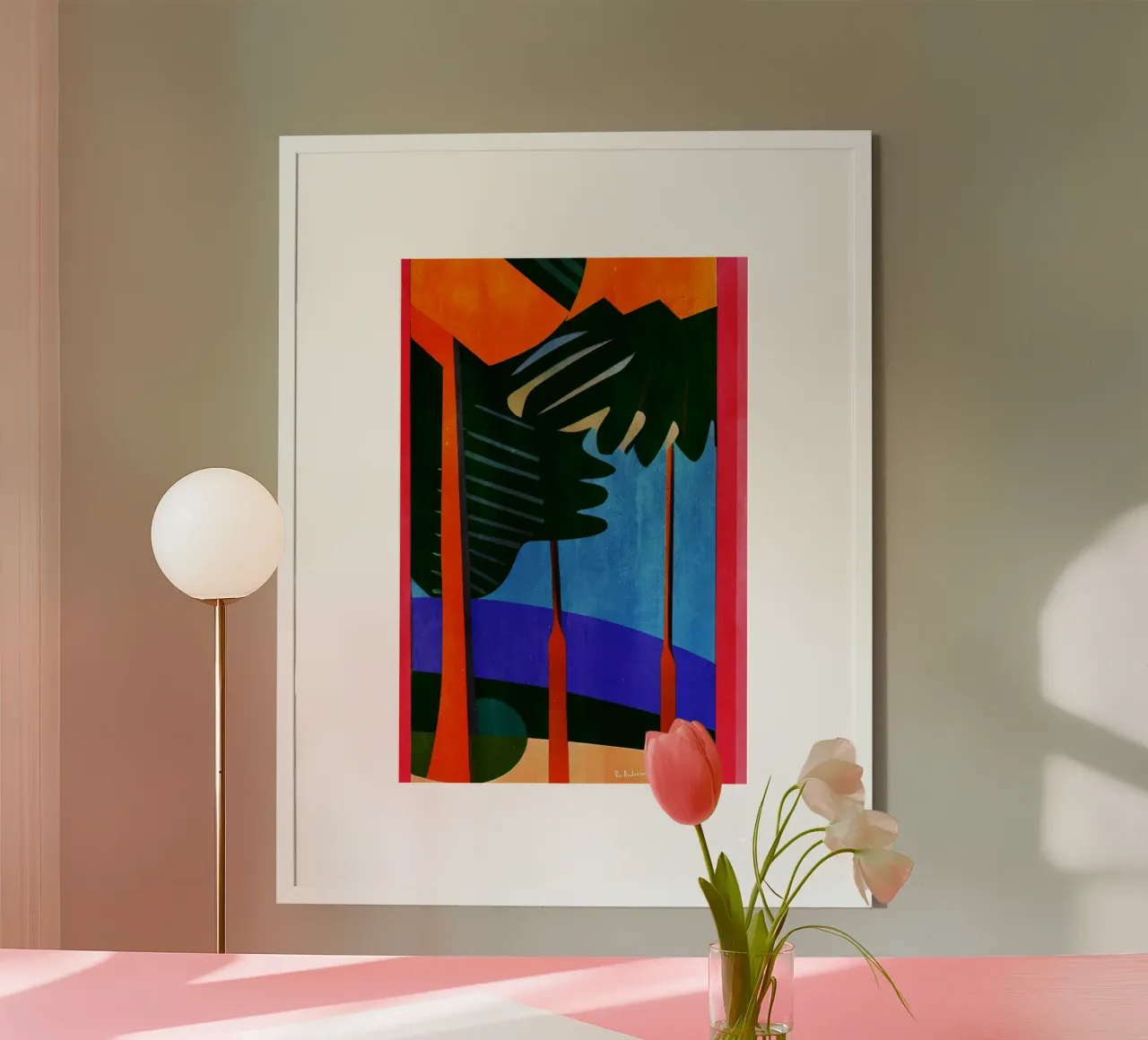 Rainbow Forrest carta hahnemühle da Bo Anderson